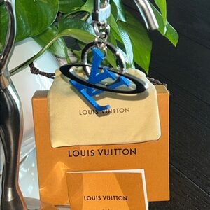 Louis Vuitton Initiales Cosmic Bag Charm/Key Holder